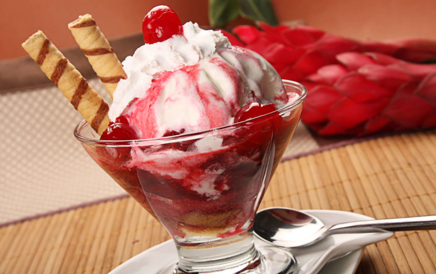 Un delicioso helado: Pasión de frutos rojos